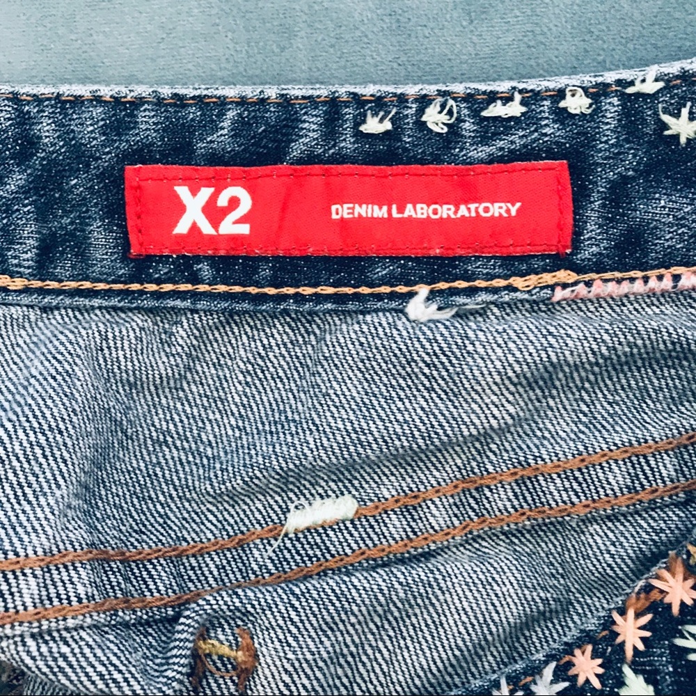 X2 Denim Laboratory Denim Skirt - Picture 7 of 8